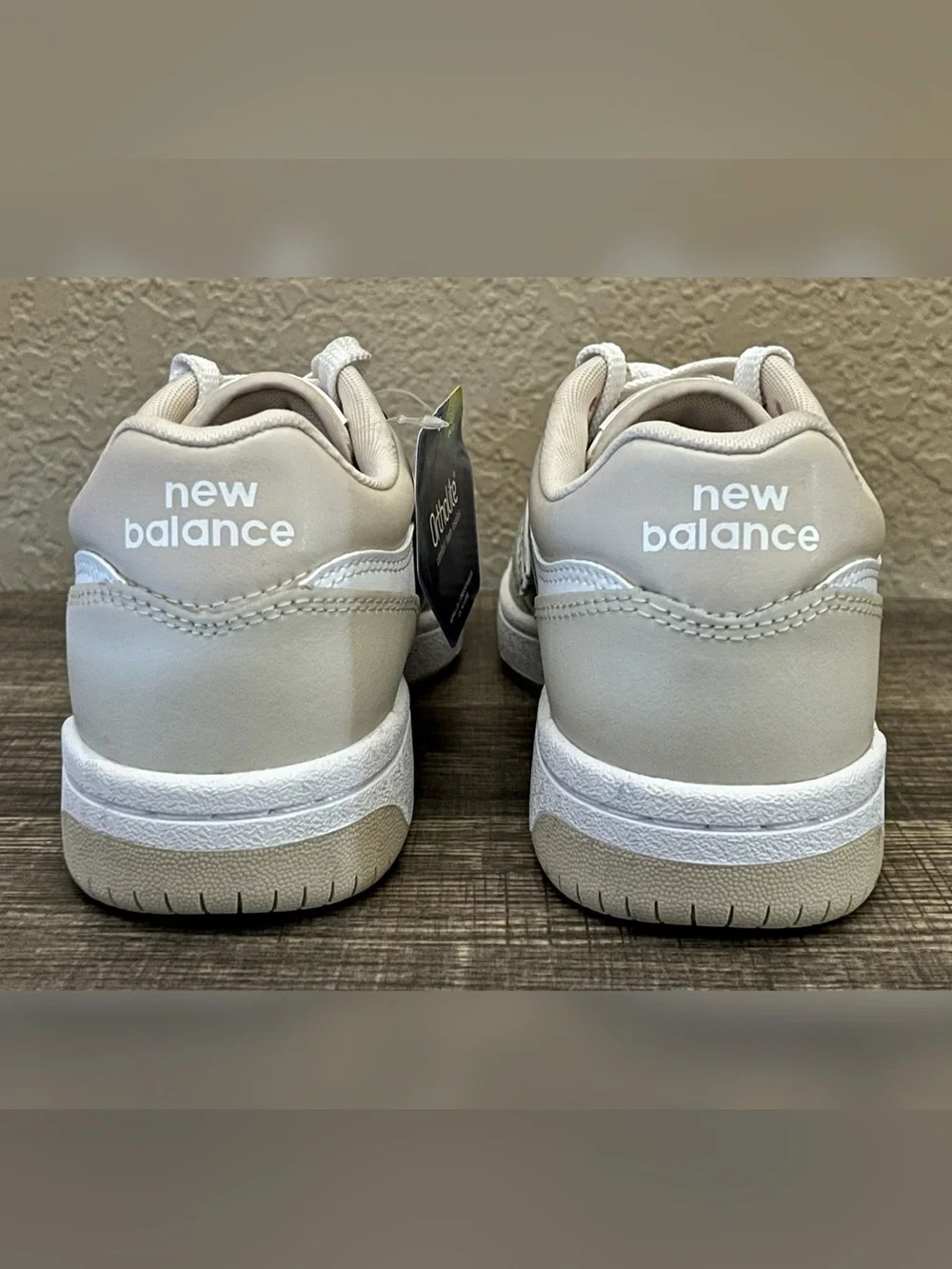 New Balance 480 Men's Shoes Beige & White Color Size- 5.5